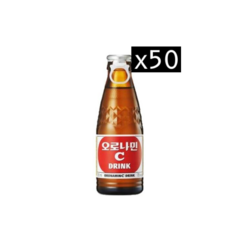 오로나민C 120ml 오로나민씨 비타민 음료 병음료, 50개, g