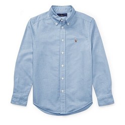 픽스키즈 폴로 Solid Long-Sleeve Oxford Shirt 블루 옥스포드 남방 셔츠 #323677133002 뉴코아괴정점
