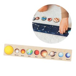 비지북 유아 아기 퍼즐 어린이 동물 나무 행성 학습 교육 과학 장난감 태양계 몬테소리 달 단계 달력 어린이를 위한, [01] 1