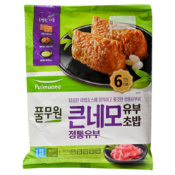 풀무원 큰네모 유부초밥 6인분, 592.5g, 1개