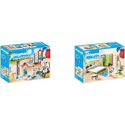 Playmobil 9268 - Badzimmer & 9271 Schlafzimmer