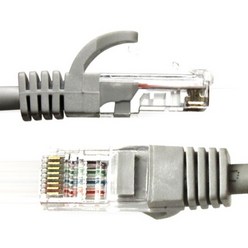 넥시 CAT.5E UTP 랜케이블 0.5m/NX130-2/기가비트/랜선/인터넷 케이블/단선/150Mbps (100MHz)/케이블 컨넥터, 2개