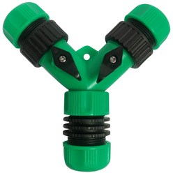 3방향 Y형호스연결구-밸브차단형(녹색)Y형호스연결기, 3방향 Y형호스연결구-밸브차단형(녹색)