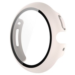 Pixel Watch PC Matte Case All-Around Protective 범퍼에 대한 커버 시계, 하얀색