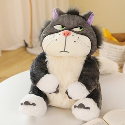 귀여운 애니메이션 신데렐라 루시퍼 고양이 봉제 장난감 만화 인형 동물 작은 생일 선물 10-65cm, 01 Lucifer_01 10-15cm