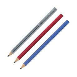 기타 [파버카스텔] 점보그립 연필(B색상선택), 단품, 종류:[3058570]B/실버