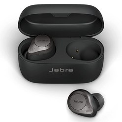 Jabra 엘리트 85T 트루 와이어리스 블루투스 이어 버드 티타늄 블랙, Titanium Black_Elite 85t, Titanium Black