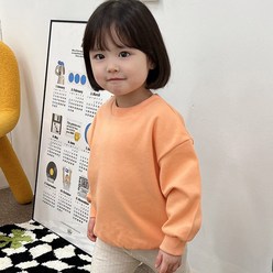 아이스토리키즈 퐁퐁 무지맨투맨 유아동티셔츠