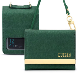 Luizn00 갤럭시 Z플립3 - 심플백 지폐 오플 포켓카드 케이스