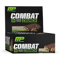 Muscle Pharm Combat Crunch Chocolate Cookie 26.67oz 머슬팜 컴뱃 크런치 초콜릿 칩 쿠키 12개입 756g, 1개