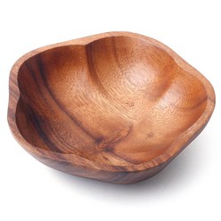 토탈하우스 천연원목 우드볼 나무그릇 나무접시 안주접시 찬기, (신)우드-토마토볼-WD-6744-1-나무그릇, 1개