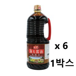 챠챠푸드 해천 노추왕간장, 1.75L, 6개