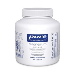 퓨어 캡슐레이션 마그네슘 시트레이트 Magnesium (citrate) 180캡슐, 180정, 1개