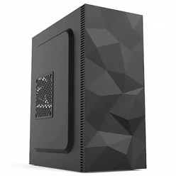 앱코 미들타워 컴퓨터 케이스 블랙 C20 크리스탈