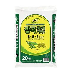 이삭Huw 콩 깨 땅콩 잡곡 복합비료(20kg) 칼슘 규산 유황등함유, 1개