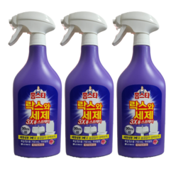 홈스타 락스와세제 3X 폼 스프레이 후로랄향 500ML*2개, 750ml, 3개