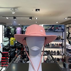 밀레 23S/S 여자 완전 방수 기능을 자랑하는 드라이엣지를 적용해 등산에 착용하기 딱 좋은 여성 기능성 방수 햇 모자 / PAUL0317, FRE, 카퍼