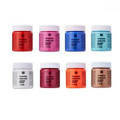 리코 패브릭물감 40ml 30컬러 섬유 염색물감, R22 NEON RED, 1개