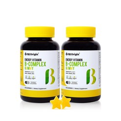 엔젯오리진 맛있는 비타민B군 젤리 씹어먹는 수용성 활력 에너지 비타민B 컴플렉스 구미 아연, 2개, 60정