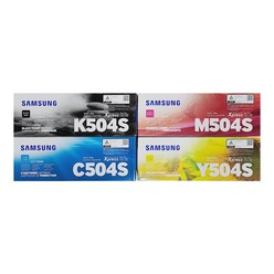 삼성정품토너 CLT-K504S/C504S/M504S/Y504S, 1개, 파랑(CLT-C504S)