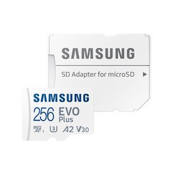 삼성전자 삼성 공식인증 마이크로 SD카드 EVO PLUS 256GB MB-MC256KA/KR 메모리카드 보관함케이스 증정