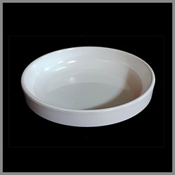 대명멜라민 미색 - 멜라민 신 굽찬기 (국내생산 멜라민 흰그릇 하얀그릇 업소용그릇), 1호, 1개