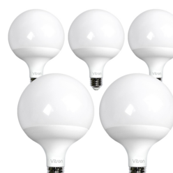 비츠온 LED 볼전구 전구 램프 15W 롱타입 주광색 5P(5개입), 5개