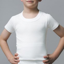 트라이 TRY 남아 아동반팔런닝 5개세트 흰색티 유아 어린이속옷