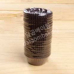 달곰베이킹 미니머핀컵 33mm(국내산), 500장, 초코