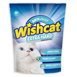 위시캣 언쎈티드 벤토나이트 고양이모래(무향) 6kg 3개세트, 하드클럼프(굵은입자)