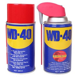 벡스인터코퍼레이션 WD-40 윤활 방청제 구리스 녹제거게 윤활유 녹방지 360ml, WD-40 (360ml), 단일 수량