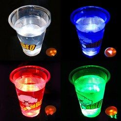 스투피드 LED 비어 라이트 컵받침 기획전 (술자리게임), 03 LED 비어 라이트 (블루), 1개