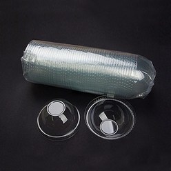 달곰베이킹 대용량 투명컵모음, 투명컵-돔뚜껑(무타공/100개), 1개