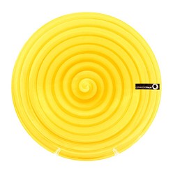 이태리 수입 접시 스파이럴 옐로우 31cm/그릇/대접시, 이탈리아접시 스파이럴(31cm/옐로우), 1개