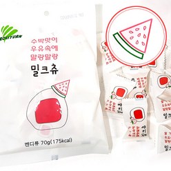 하오리위안 밀크츄(수박향), 70g, 1개