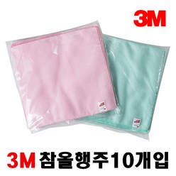 3M 참올 프리미엄 행주 10P - 민트 행주타올, 10매, 1팩