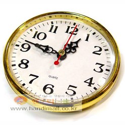핸디몰 알시계(소 대)원형시계 시계알 시계만들기재료, 아라비아-소(금색)