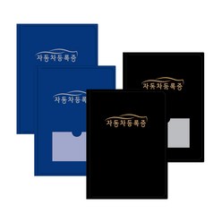 아인텍 자동차등록증화일 클리어화일 10매묶음, 명함꽂이_블랙[R9528](10묶음), 1개