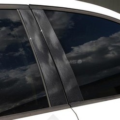 BMW 3시리즈 5D 카본 기둥몰딩 스티커 320d 328i 용품, 단품