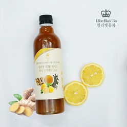 릴리벳 허니 진저 레몬 티베이스 생강 건강 음료 600g, 1개, 600ml