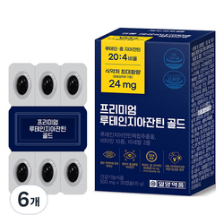 일양약품 프리미엄 루테인지아잔틴 골드, 6개, 15g