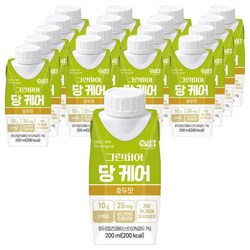 그린비아 당케어 호두맛, 18개, 200ml