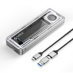 오리코 썬더볼트 4/3 40Gbps 호환 M.2 NVMe 외장 SSD 케이스 AAGM2-U4, AAGM2-U4, 1개