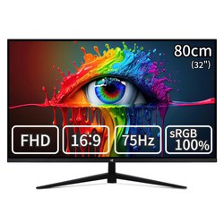 이트로이 32인치 FHD 슬림베젤 모니터 게이밍 사무용 멀티 하이브리드 VSG32F75, 일반, 80cm
