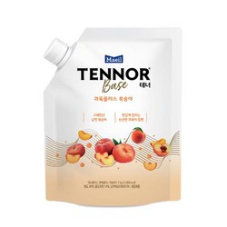 테너베이스 과육플러스 복숭아 1kg 파우치 아이스박스 무료, 1개, 1kg