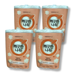 깨끗한나라 허브가든 가드니아 천연펄프 3겹 고급롤화장지