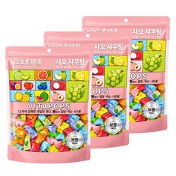 올바른푸드 직수입정품 비타팝스 무설탕캔디 베트남사탕 샤오샤우팅 비타민C 캔디, 100g, 3개