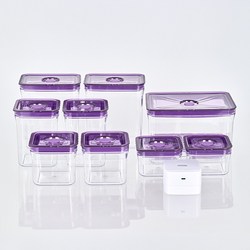 에코센스 올트라이탄 간편한 자동 진공 밀폐용기 이지바큠 10종, 이지바큠 10종, 1세트