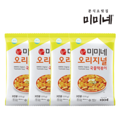 미미네 오리지널 국물떡볶이 570g x 4봉 (총12인분)