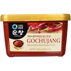 청정원 순창 고추장 - 고추장 (6.6파운드) (3kg) Chung Jung One Sunchang Gochujang - Red Pepper Paste (6.6lbs) (3kg)